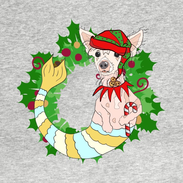 Ugly Christmas Sweater Mermutt by abrushwithhumor